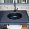 Big Green Egg Dekton Natuursteen Wasbak Met Kraan Insert