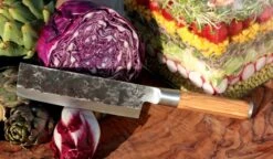 Forged Olive Hakmes 17cm -BBQ Verkoopwinkel forged olive hakmes 17cm 2