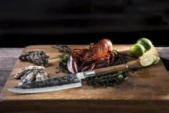 Forged Olive Koksmes 20,5cm -BBQ Verkoopwinkel forged olive koksmes 205cm 2