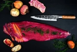 Forged Olive Koksmes 20,5cm -BBQ Verkoopwinkel forged olive koksmes 205cm 3