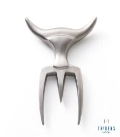 Tridens Brushed Fork In Stainless Steel Holder -BBQ Verkoopwinkel tridens brushed fork in stainless steel holder 2